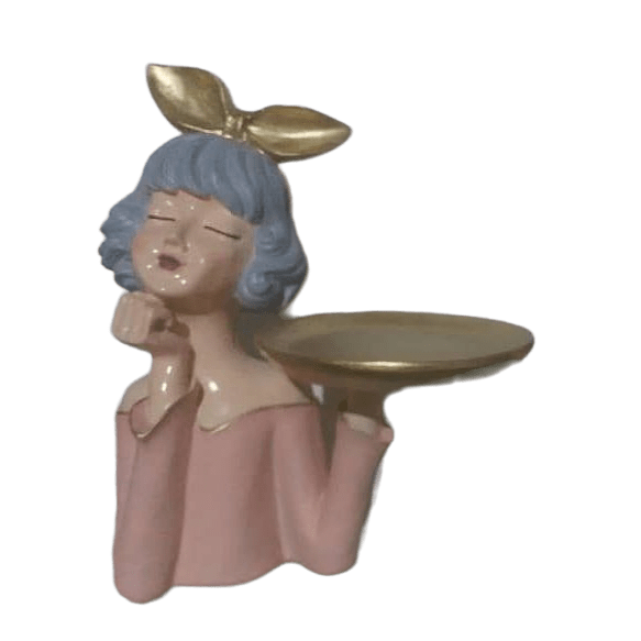 مجسمه پلی‌استری دخترک میزبان