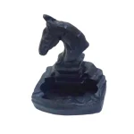 جاسیگاری مدل اسب سیاه رنگ