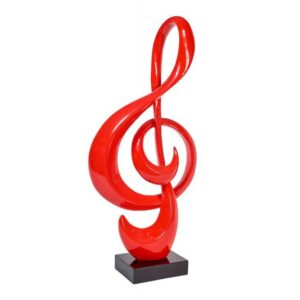 مجسمه کلید سل موسیقی دکوری ویژه آموزشگاه موسیقی
