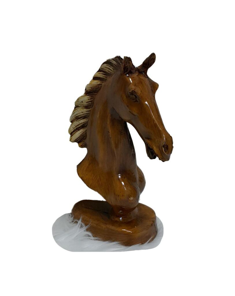 مجسمه اسب شطرنج طرح چوب