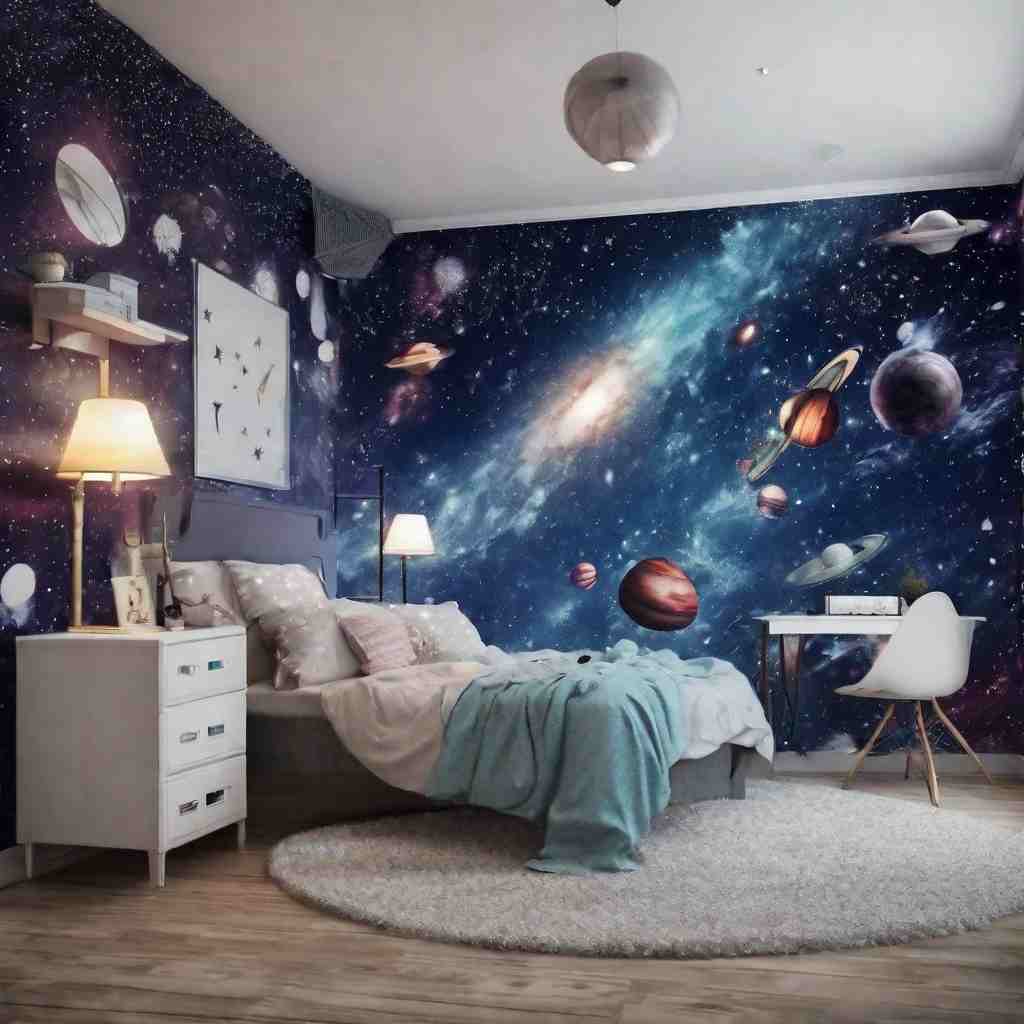 اتاق خواب کهکشانی
