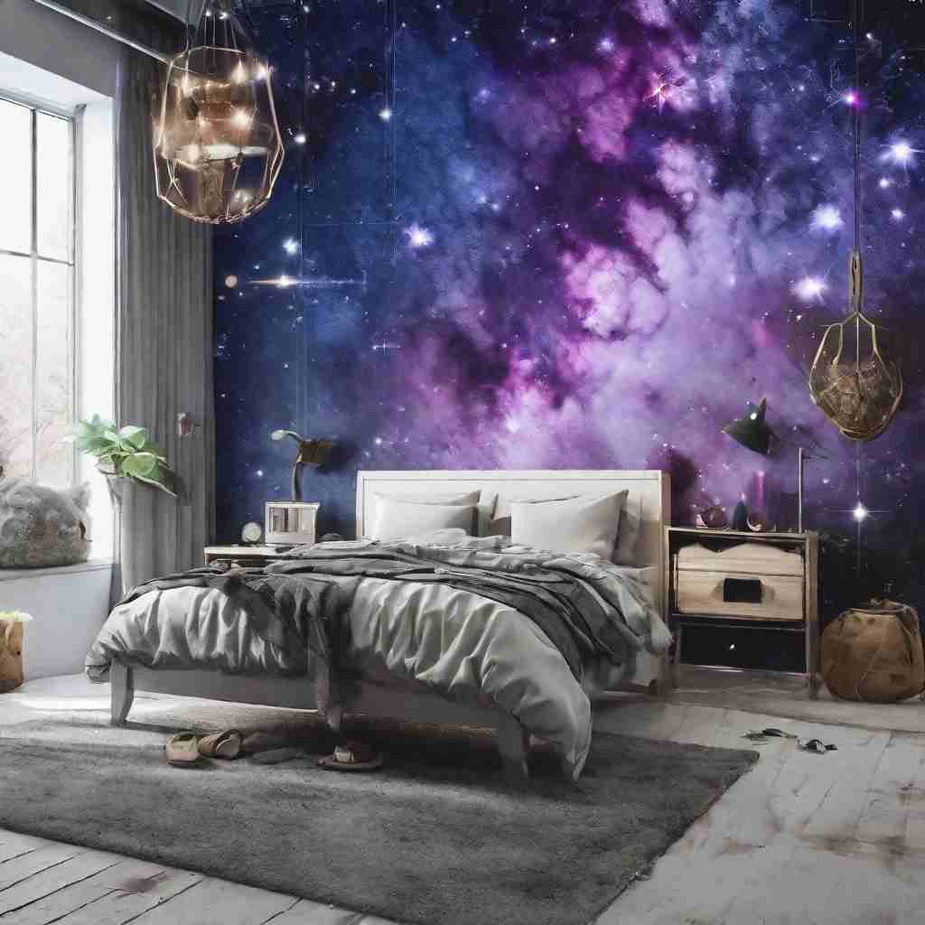اتاق خواب کهکشانی